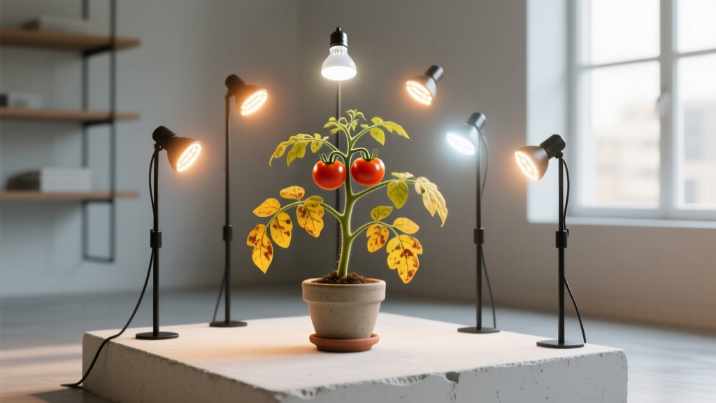 Indoor Tomato Lighting for Yellow Leaves (2026)