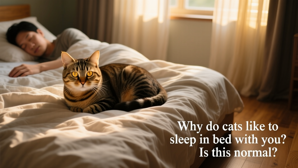 Why Do Cats Like to Sleep In Bed With You? Is This Normal?