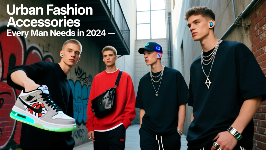 Urban Fashion Accessories Every Man Needs in 2024