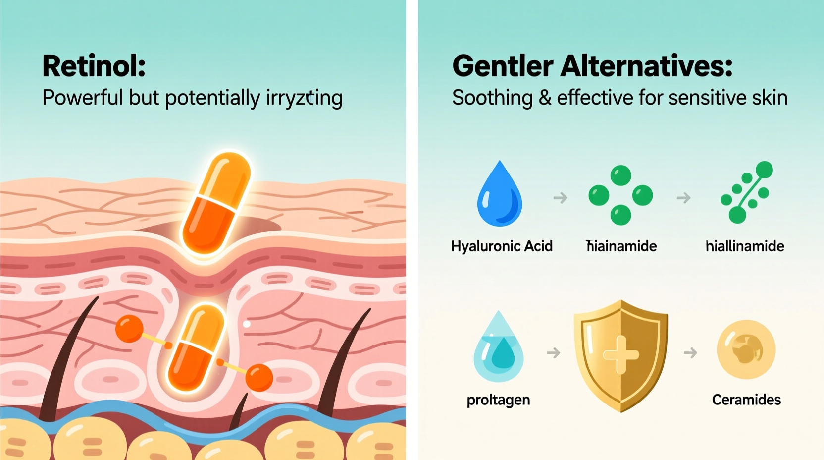 does retinol really reduce wrinkles or can gentler alternatives work just as well