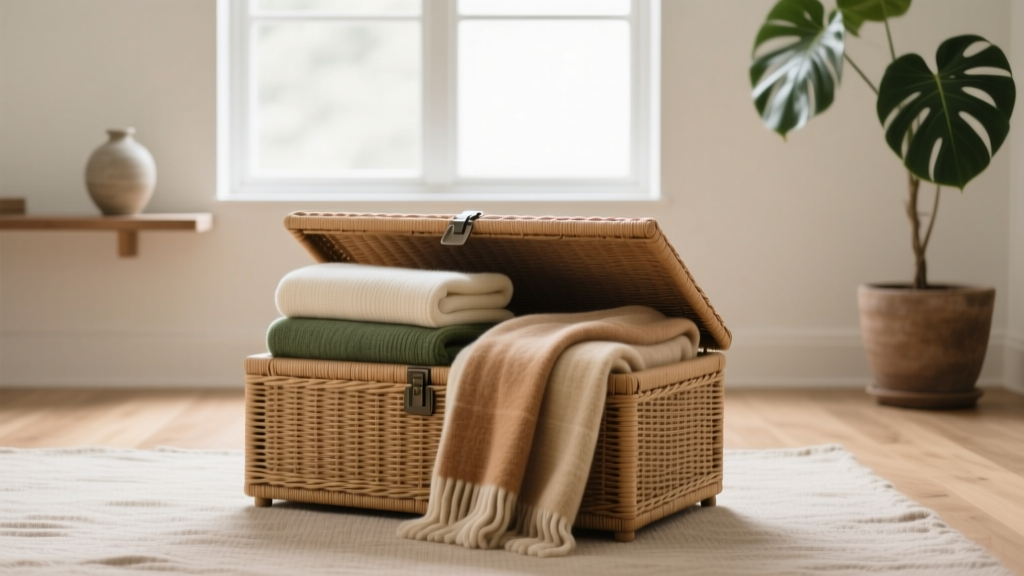 Where to Find a Wicker Storage Trunk for Blankets
