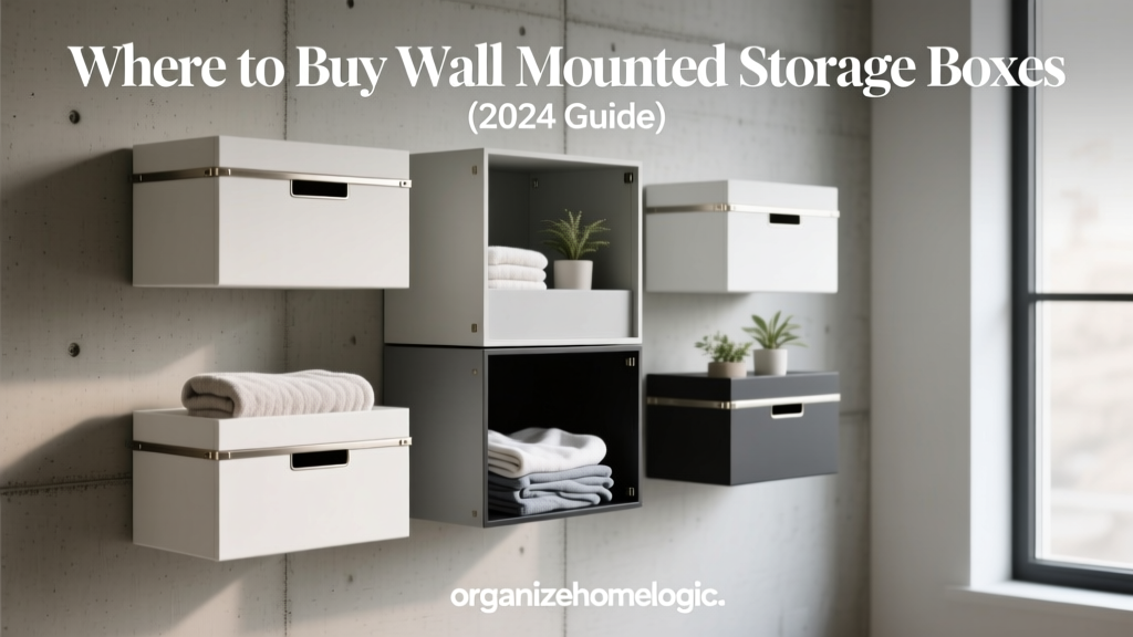 Where to Buy Wall Mounted Storage Boxes (2024 Guide)