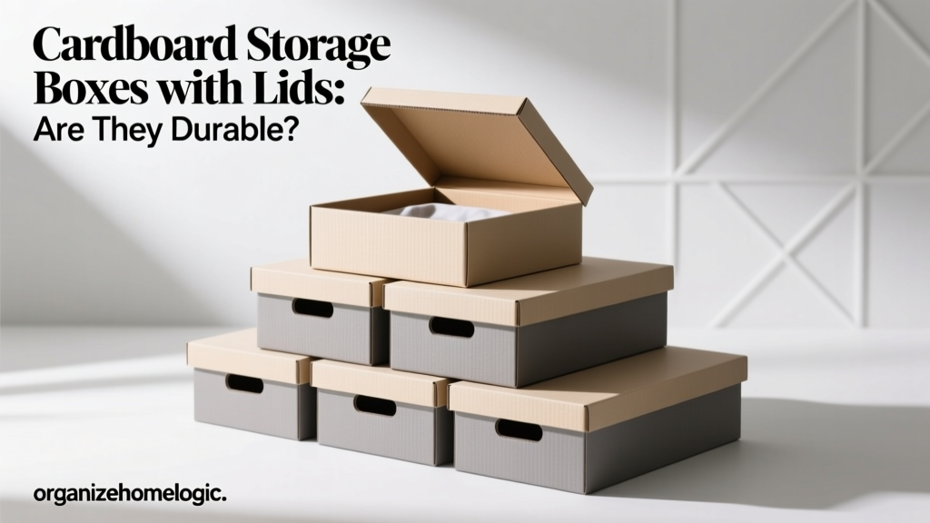 Cardboard Storage Boxes with Lids: Are They Durable?