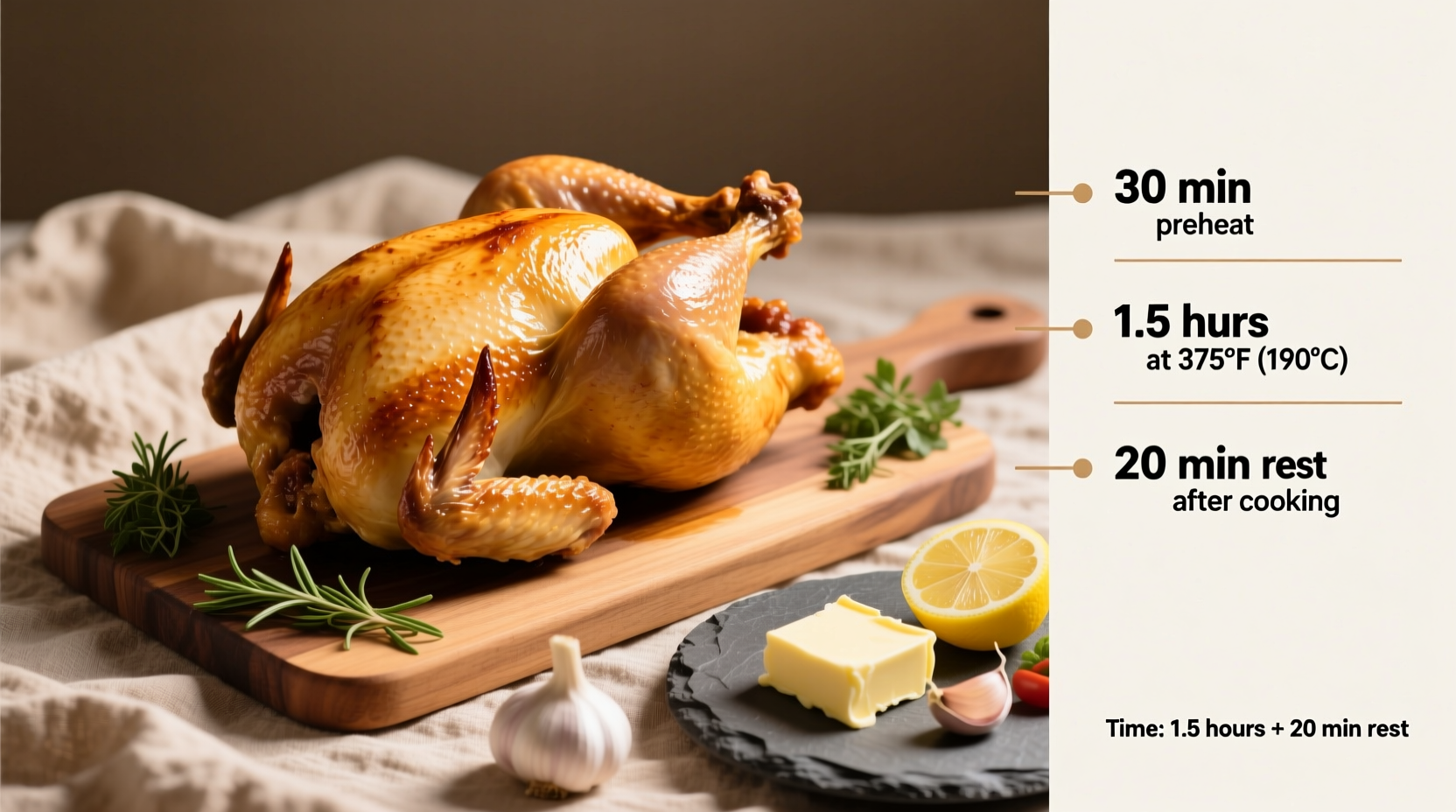 how long to cook a roast chicken