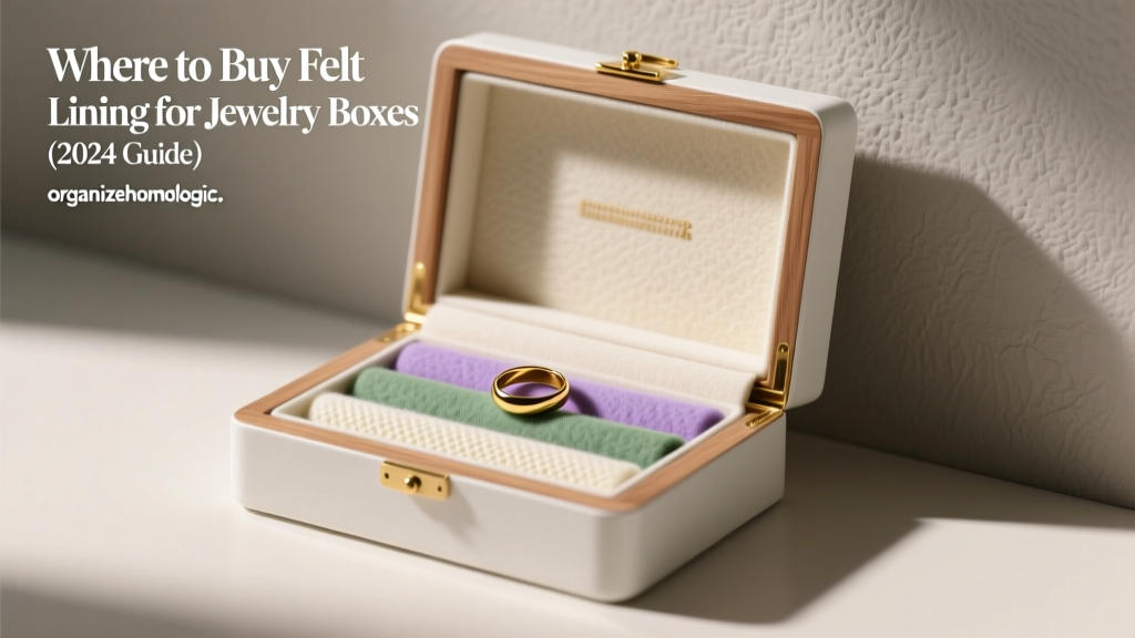 Where to Buy Felt Lining for Jewelry Boxes (2024 Guide)