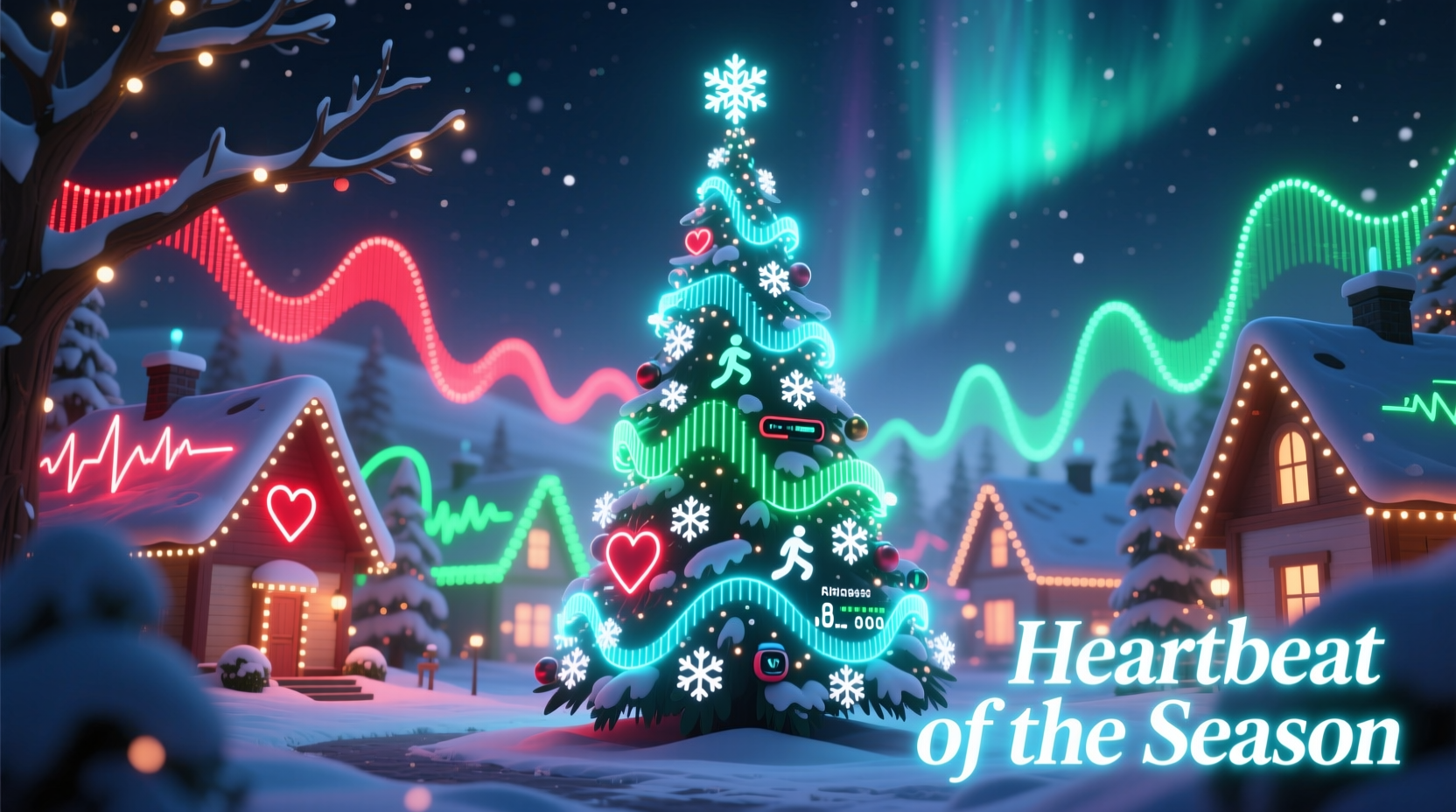 how to integrate fitness tracker data into animated christmas light shows