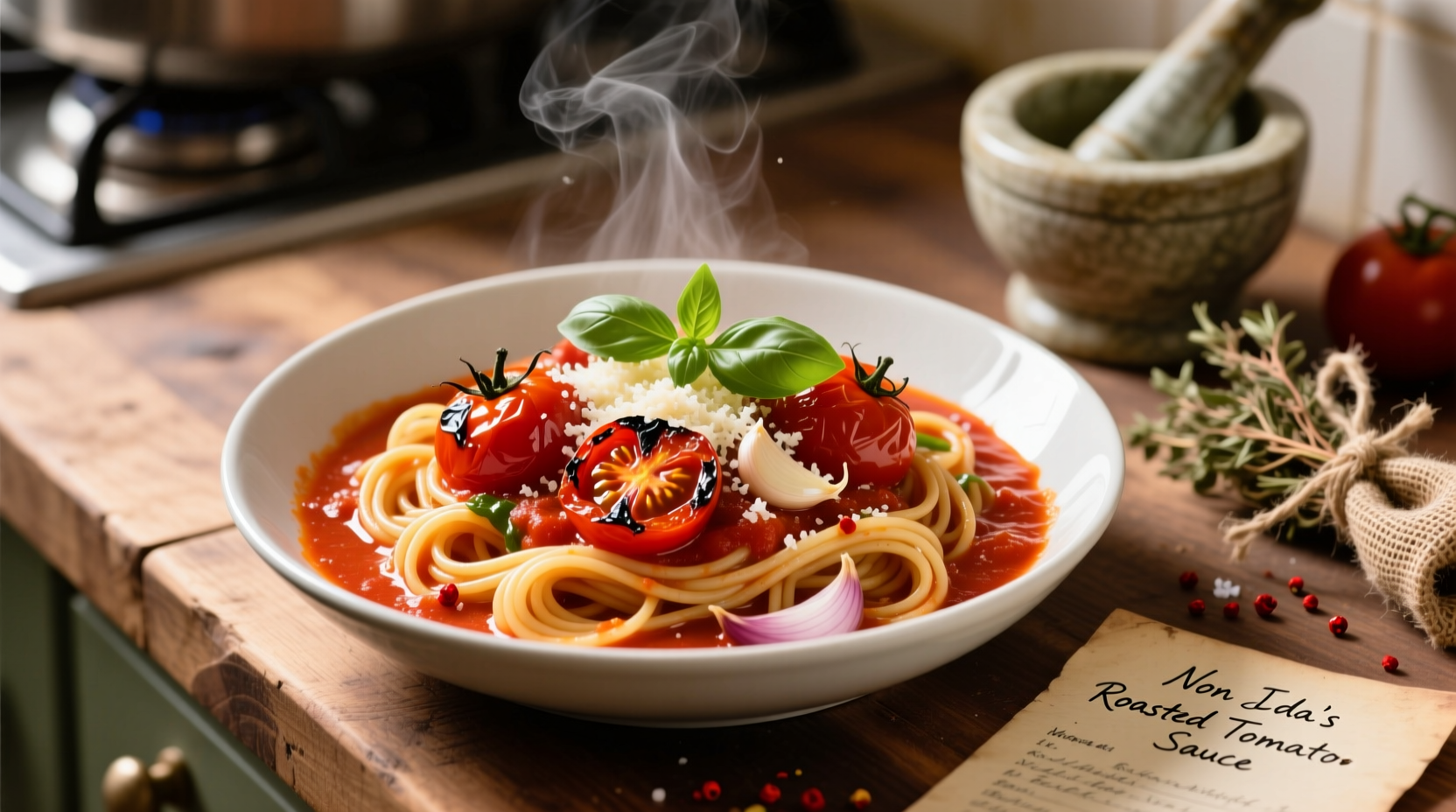 Perfect Roasted Tomato Spaghetti Sauce Recipe in 90 Minutes