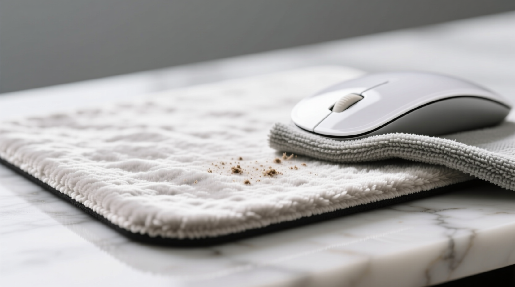 how to clean a velvet gaming mouse pad
