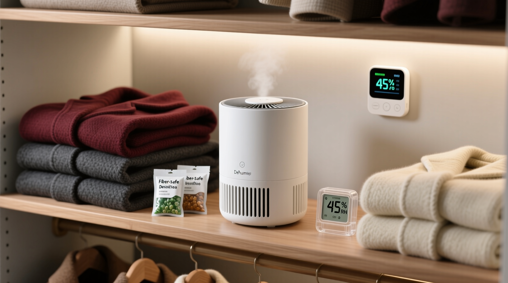closet dehumidifier pod safety for wool coats