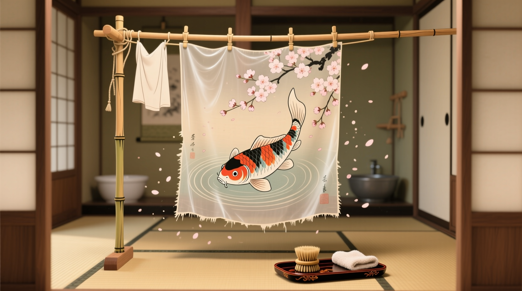 laundry area wall decor care anime scrolls vs posters