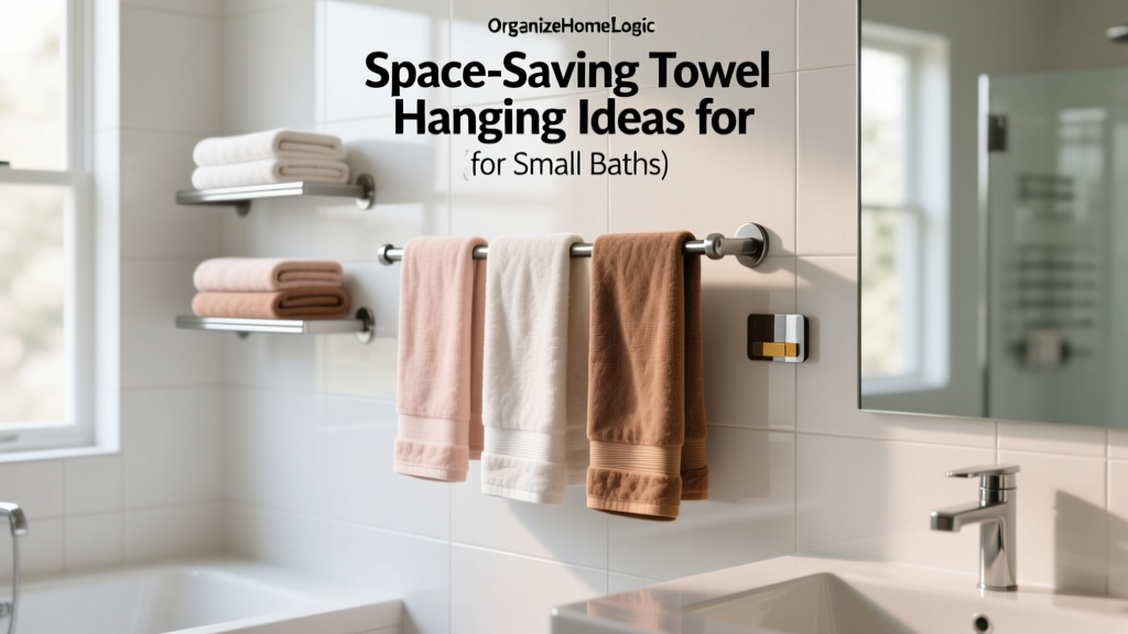 Space-Saving Towel Hanging Ideas for Small Baths