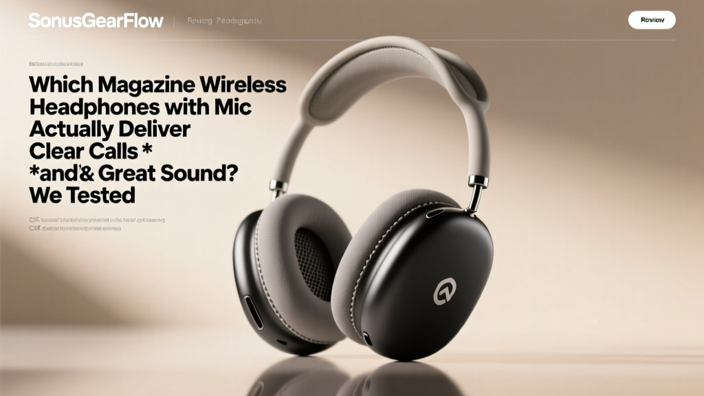 Wireless Headphones with Mic: Best for Clear Calls & Sound