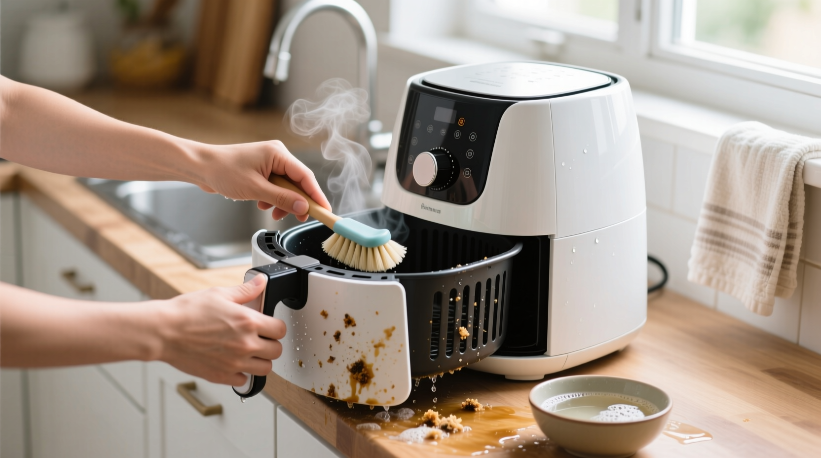 how to clean air fryer
