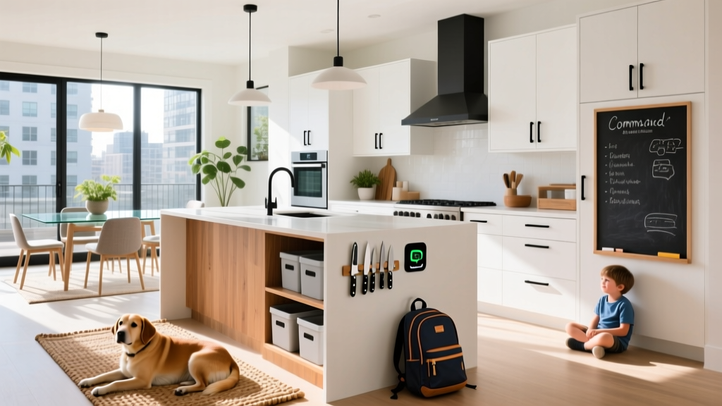 Open Kitchen Command Center: Organizing Family Life Without Closing the Door