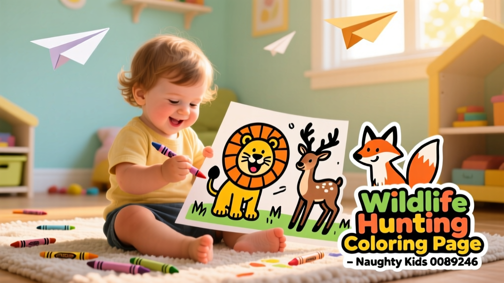 Why 'Wildlife Hunting Coloring Pages Naughty Kids_0089246' Raise Red Flags for Early Childhood Development