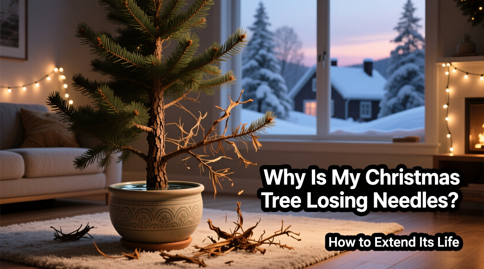 why is my christmas tree losing needles so fast and how to extend its life