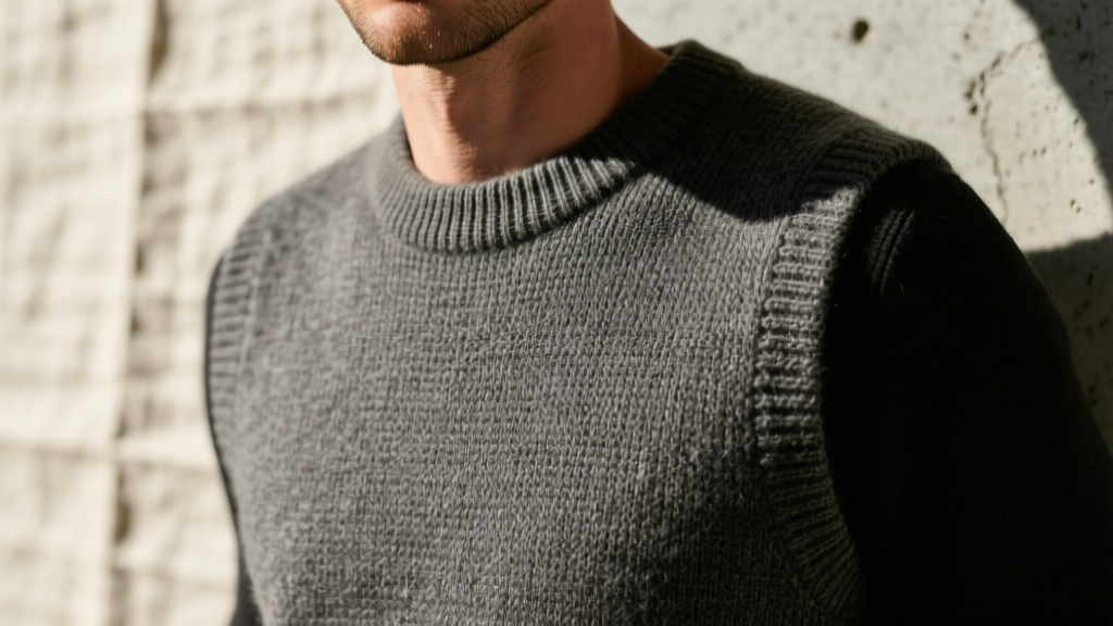 Wool Sweater Vest Men: Luxe Craft, Tech-Forward Wool
