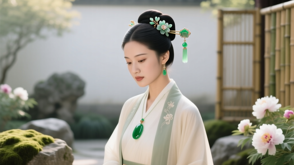 Complete Hanfu Ensembles: Jade Hair Accessories Guide