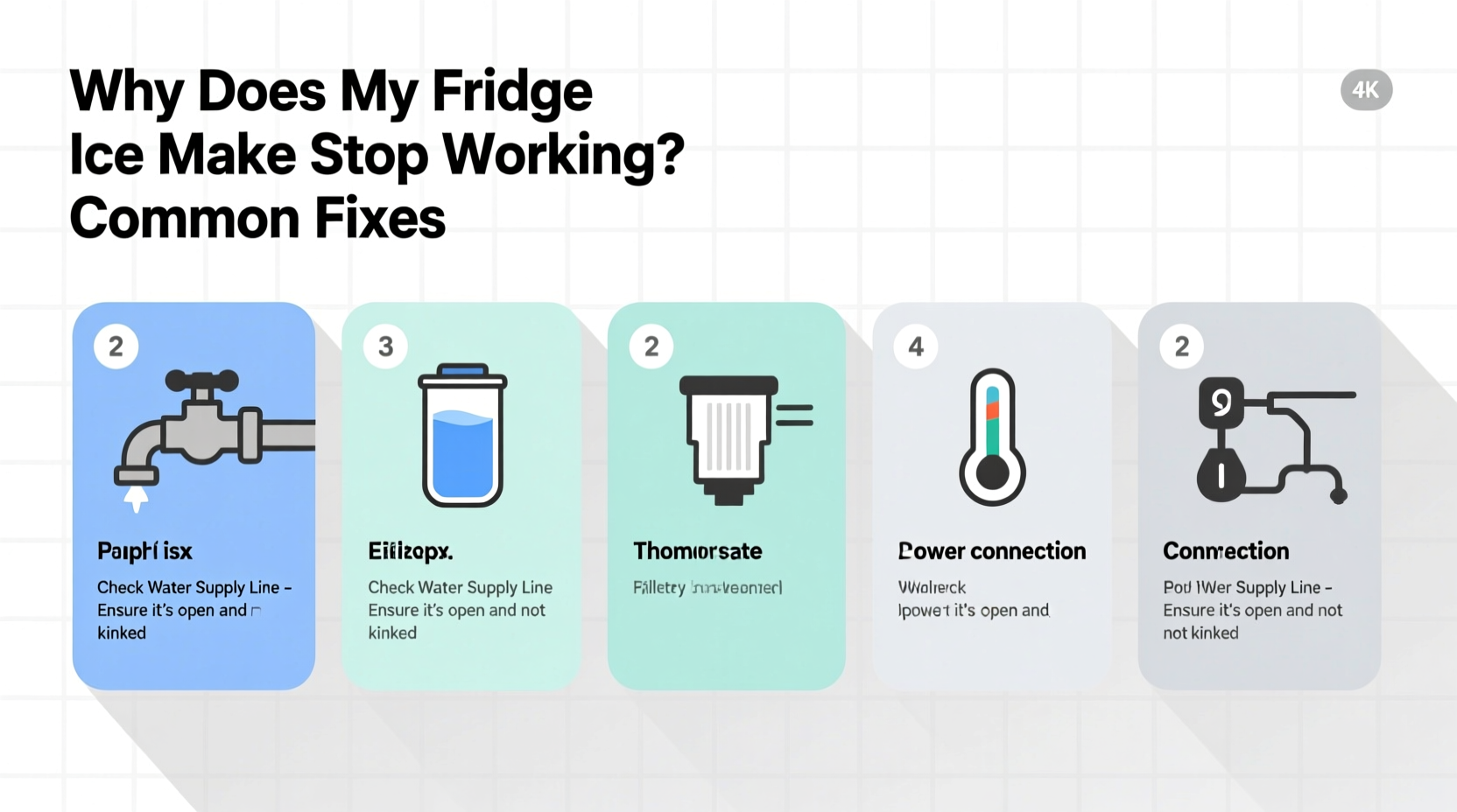 why does my fridge ice maker stop working common fixes