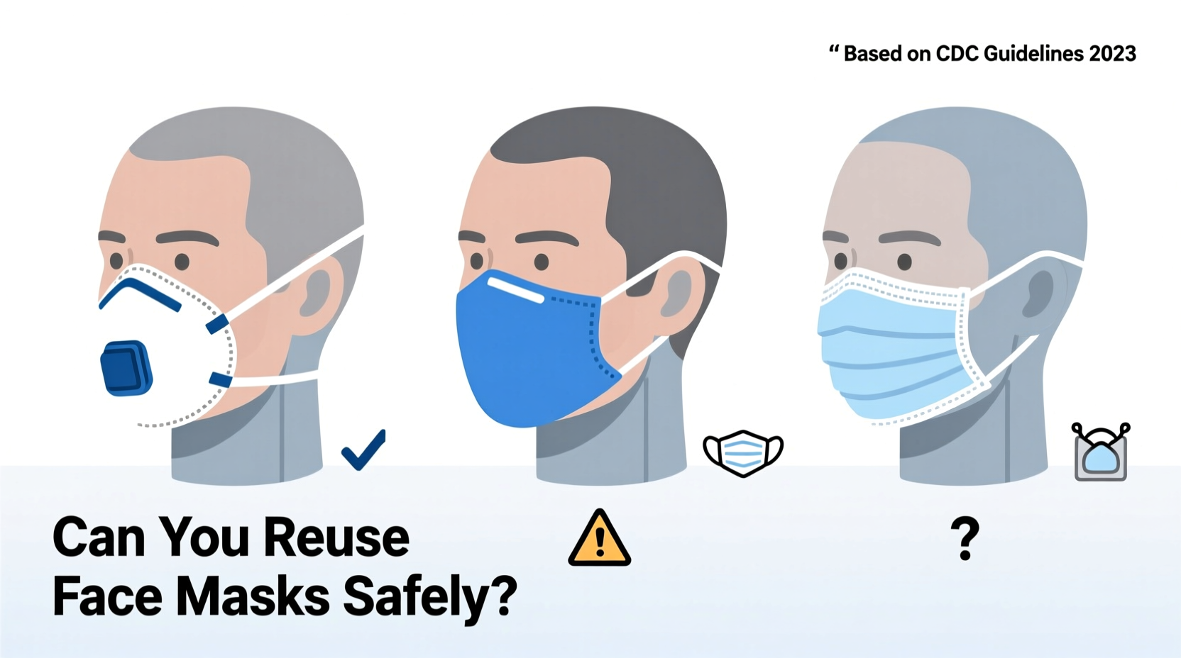 can you reuse face masks safely and what types actually maintain effectiveness