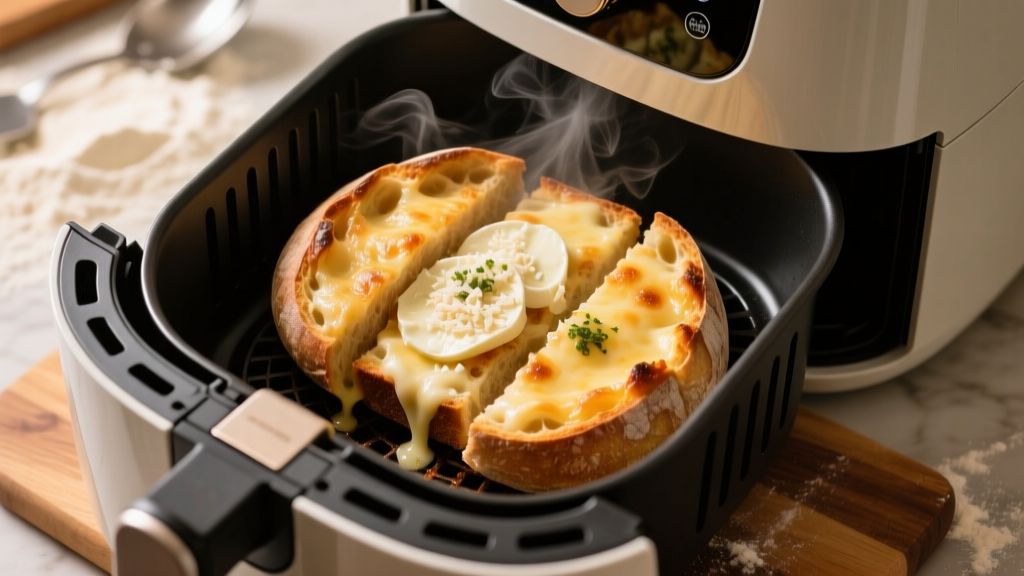 Cheesy Bread in Air Fryer: Crispy, Golden & Foolproof