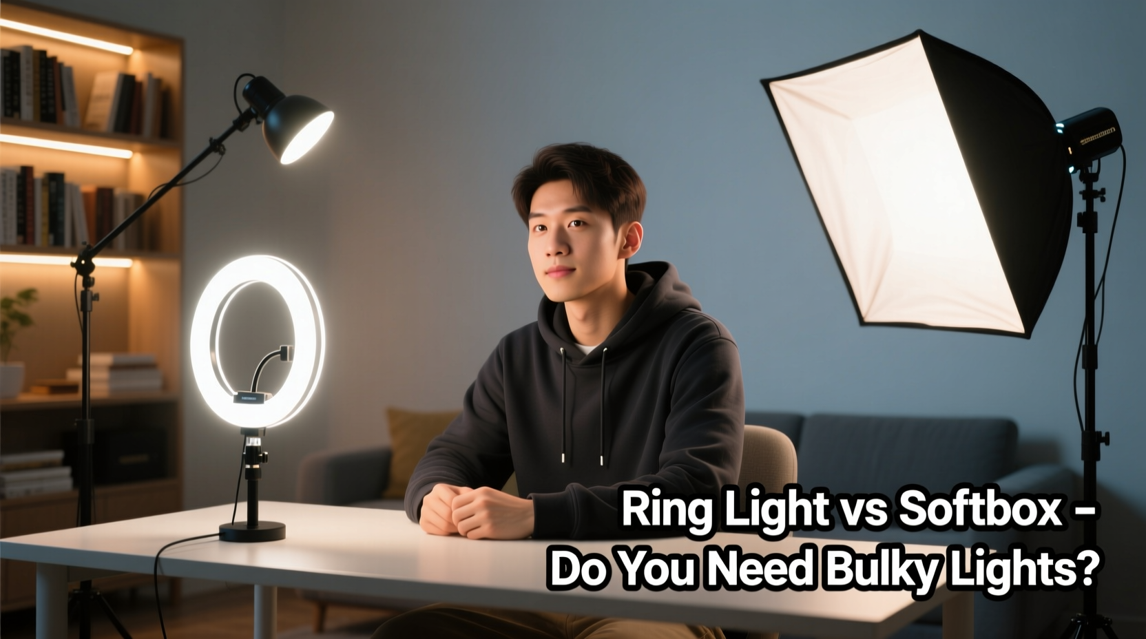 ring light vs softbox for streaming do you really need bulky lights for a good look