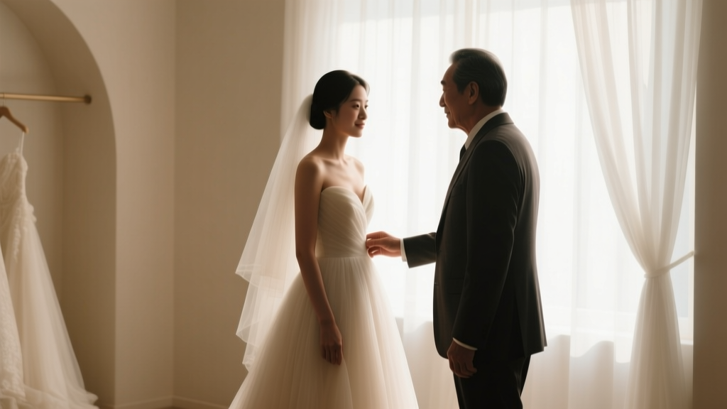 Wedding Dress Reveal to Dad: Timing, Tears & Regrets