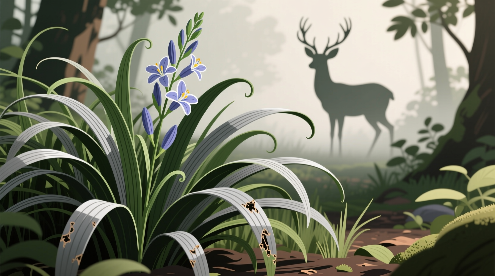 are liriope deer resistant