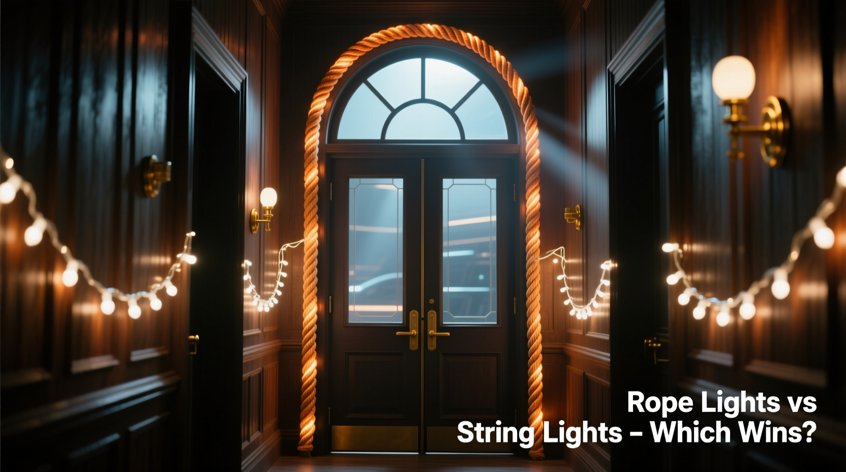 rope lights vs string lights for outlining windows and doors which wins