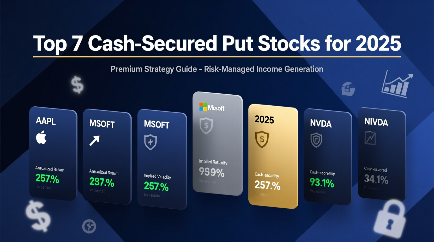 Top 7 Cash-Secured Put Stocks for 2025: Premium Strategy Guide