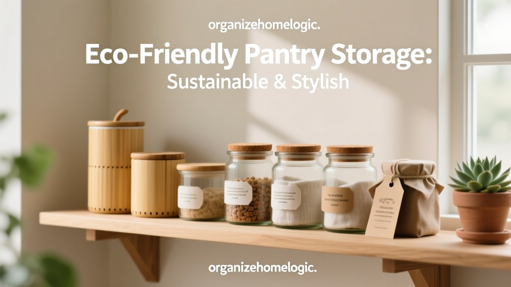 Eco-Friendly Pantry Storage: Sustainable & Stylish