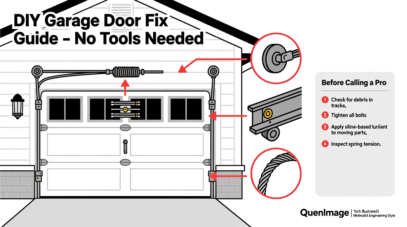 why is my garage door noisy diy fixes before calling a professional