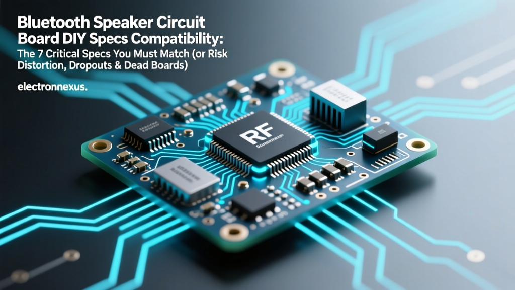 Bluetooth Speaker Circuit Board DIY Specs Compatibility: The 7 Critical Specs You Must Match (or Risk Distortion, Dropouts & Dead Boards)