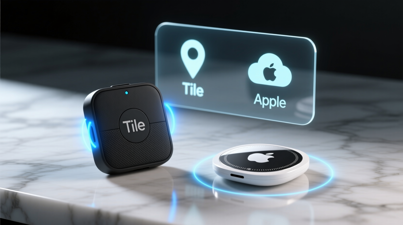 tile vs airtags smart trackers