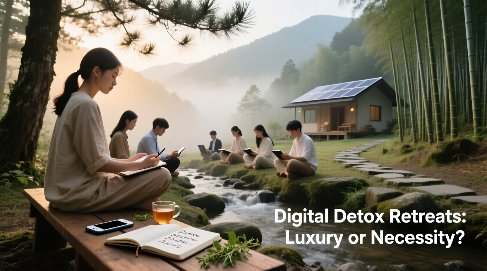 is the rise of digital detox retreats just a luxury trend