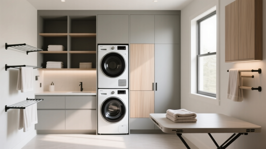 Best Laundry Room Space Saving Ideas (2024 Guide)