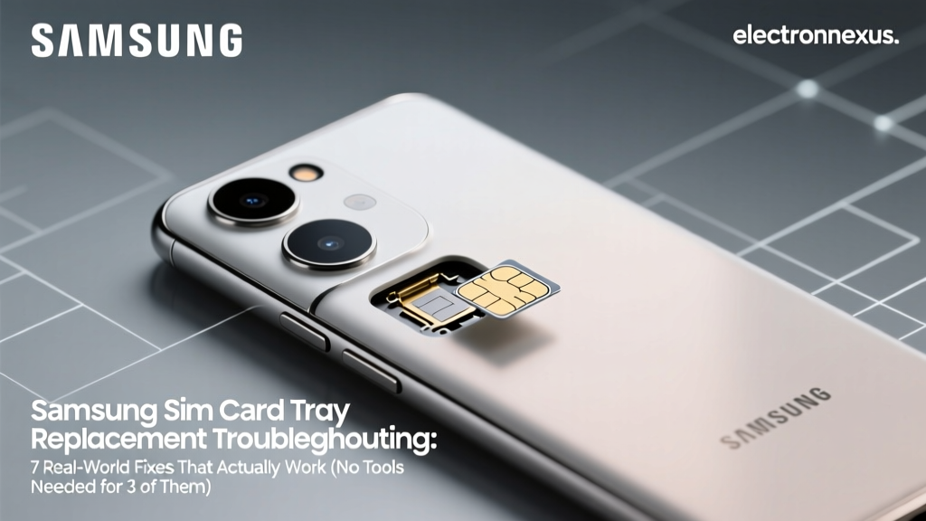 Samsung Sim Card Tray Replacement Troubleshooting: 7 Real-World Fixes That Actually Work (No Tools Needed for 3 of Them)