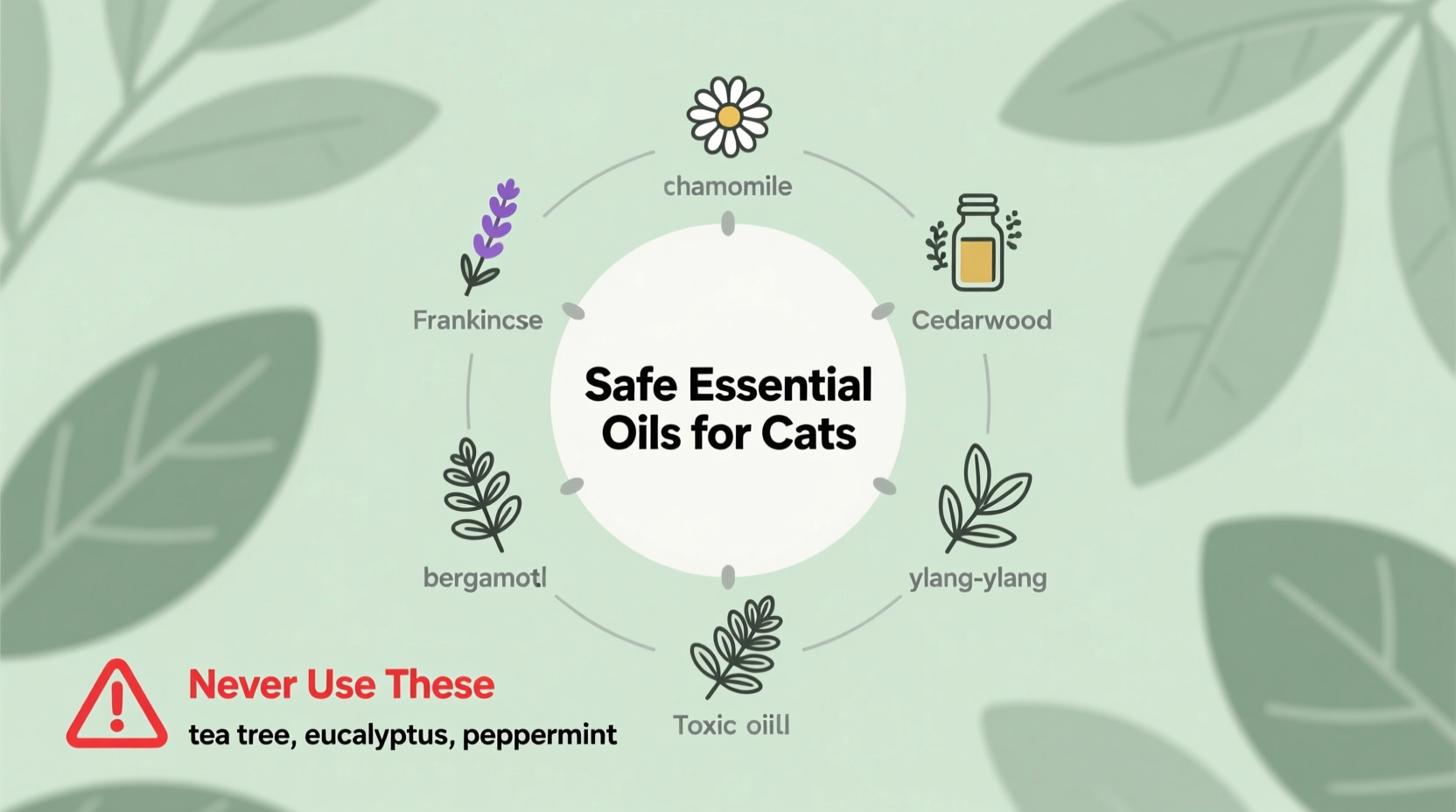 essential oils safe for cats avoiding toxicity in the home