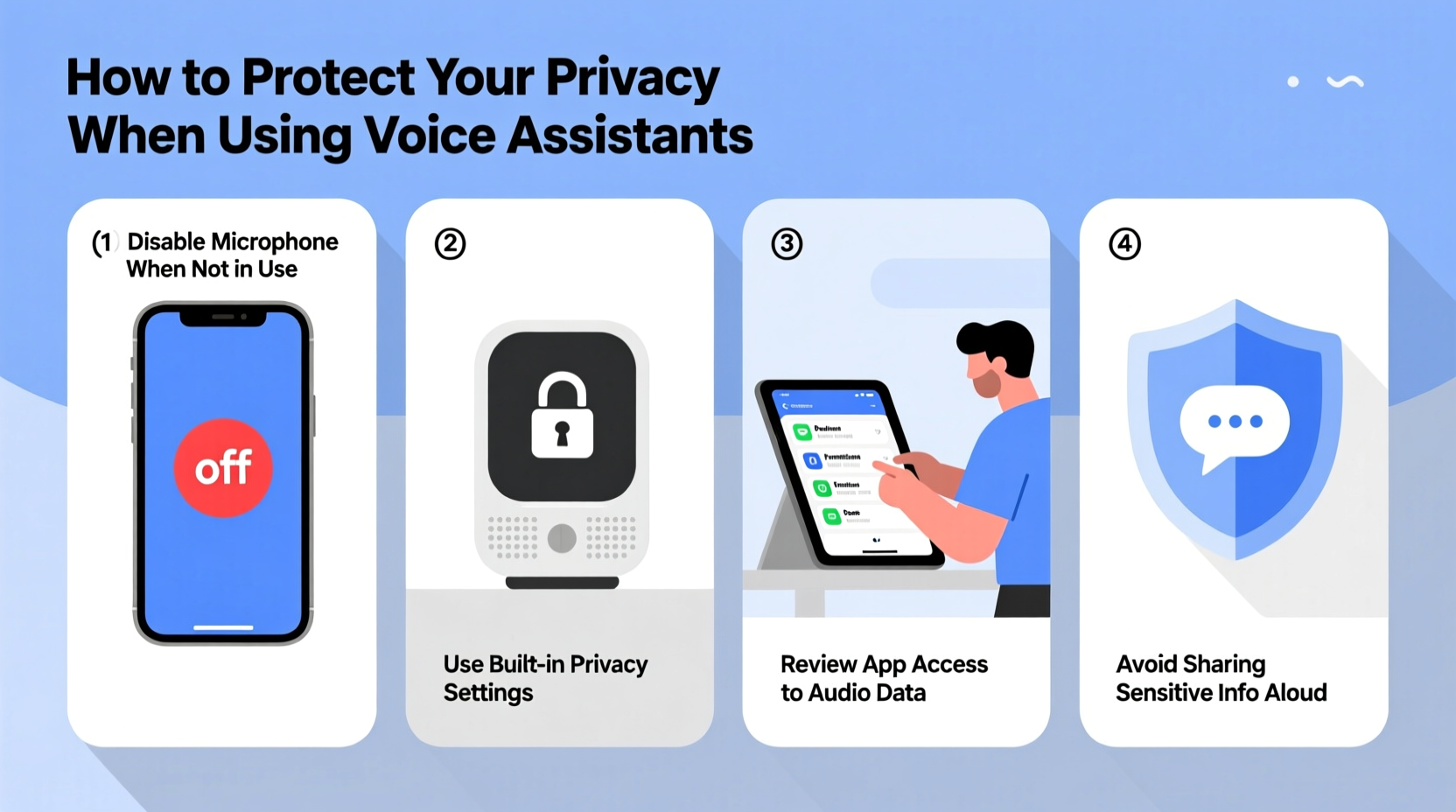 how to protect your privacy when using voice assistants