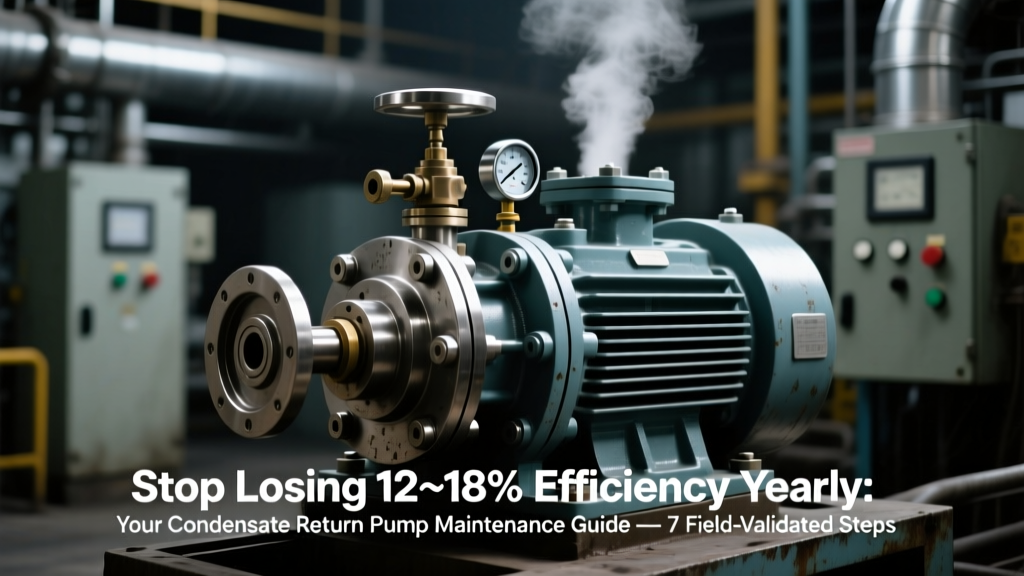 Condensate Return Pump Maintenance Guide