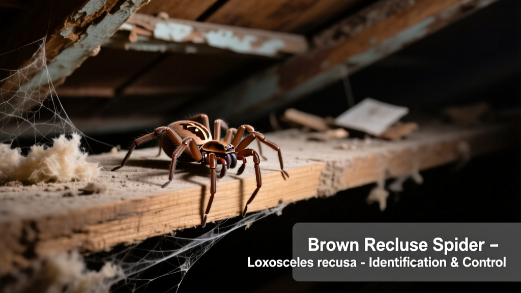 Brown Recluse Spiders in the Attic: Identification & Control