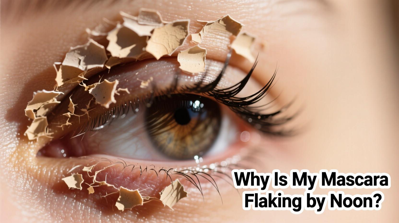 why is my mascara flaking by noon formula flaws or application errors