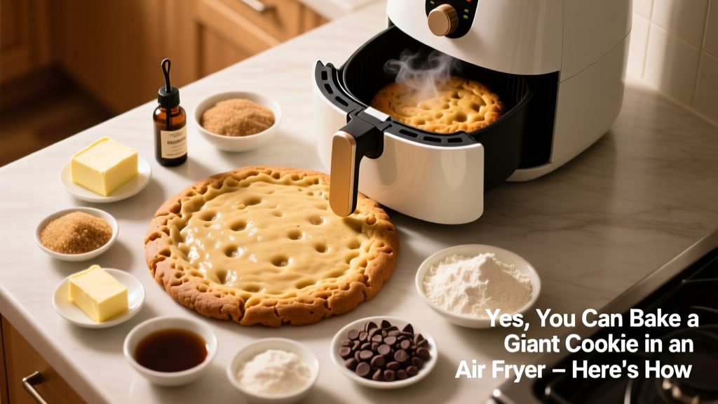Bake a Giant Cookie in Your Air Fryer (Easy Guide)