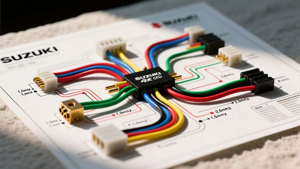Decoding the Wiring Diagram for Suzuki GSXR 600: Wire Gauge & Colors