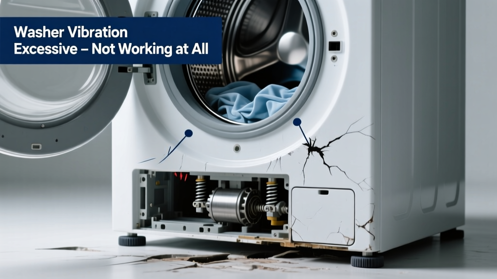 Washer Vibration Excessive & Not Working at All