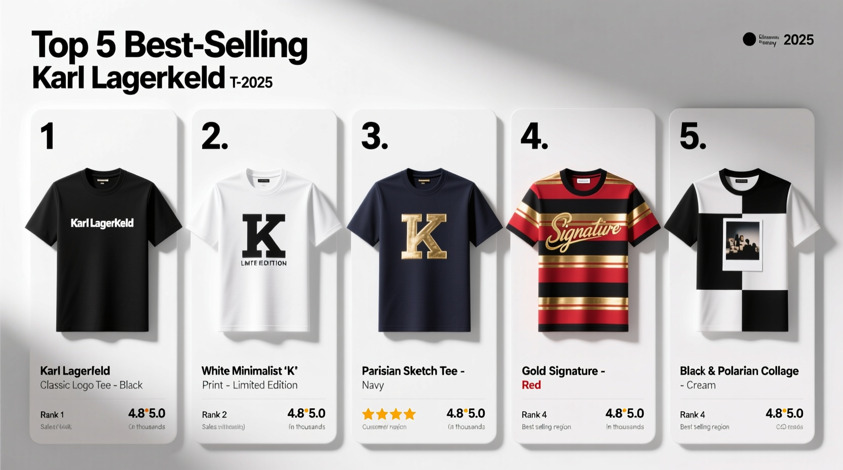 best selling karl lagerfeld t shirts