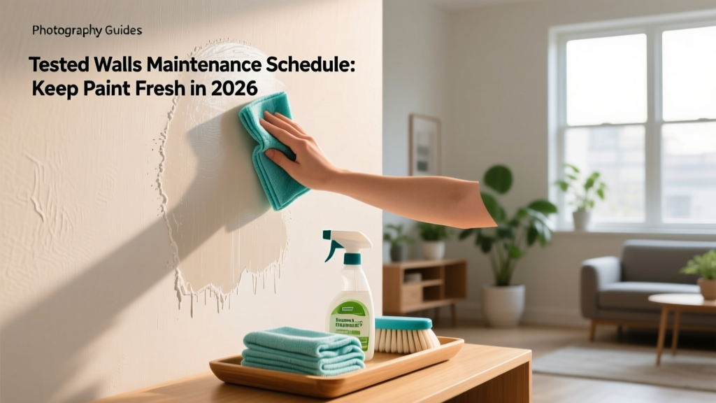 Tested Walls Maintenance Schedule: Keep Paint Fresh in 2026