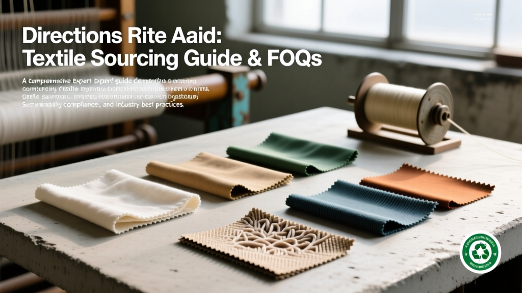 Directions Rite Aid: Textile Sourcing Guide & FAQs
