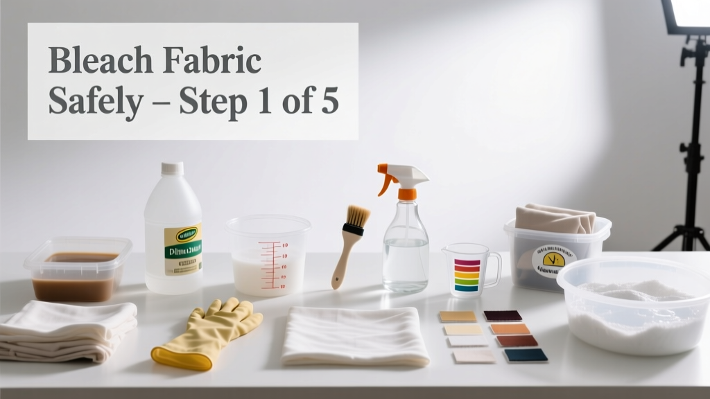 How to Bleach Fabric Safely and Effectively