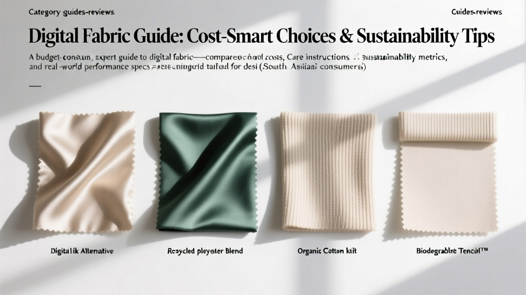 Digital Fabric Guide: Cost-Smart Choices & Sustainability Tips
